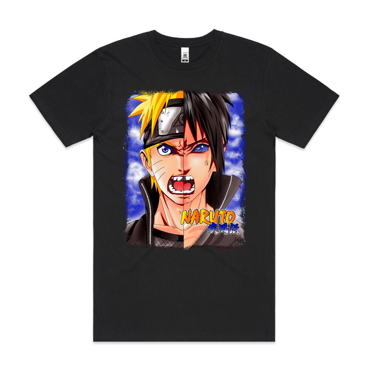 Naruto x Sasuke T-Shirt Japanese Anime Tee