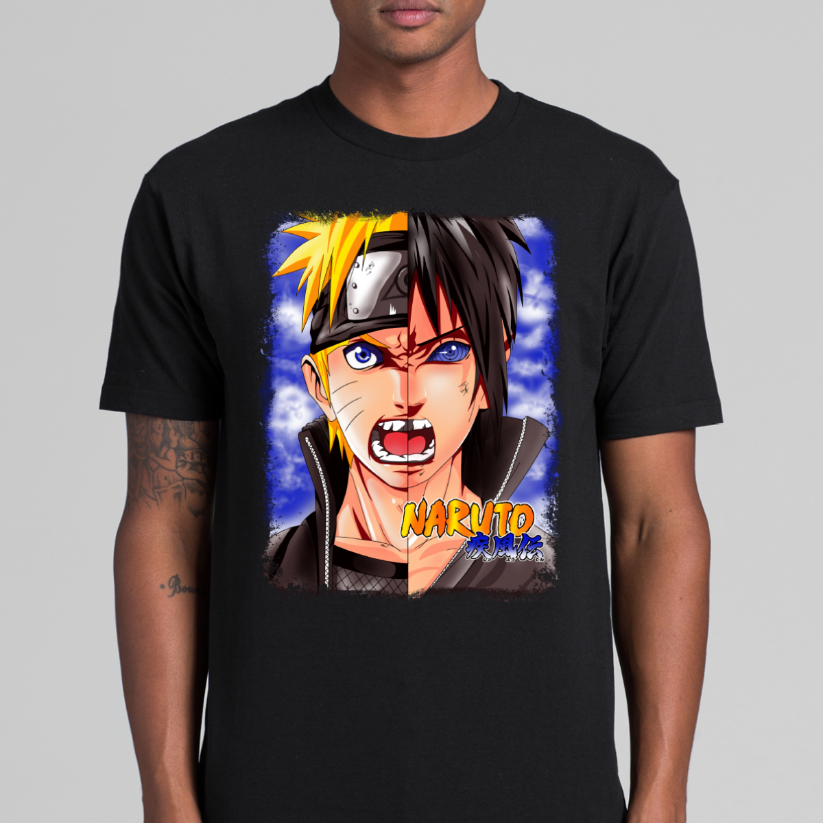 Naruto x Sasuke T-Shirt Japanese Anime Tee