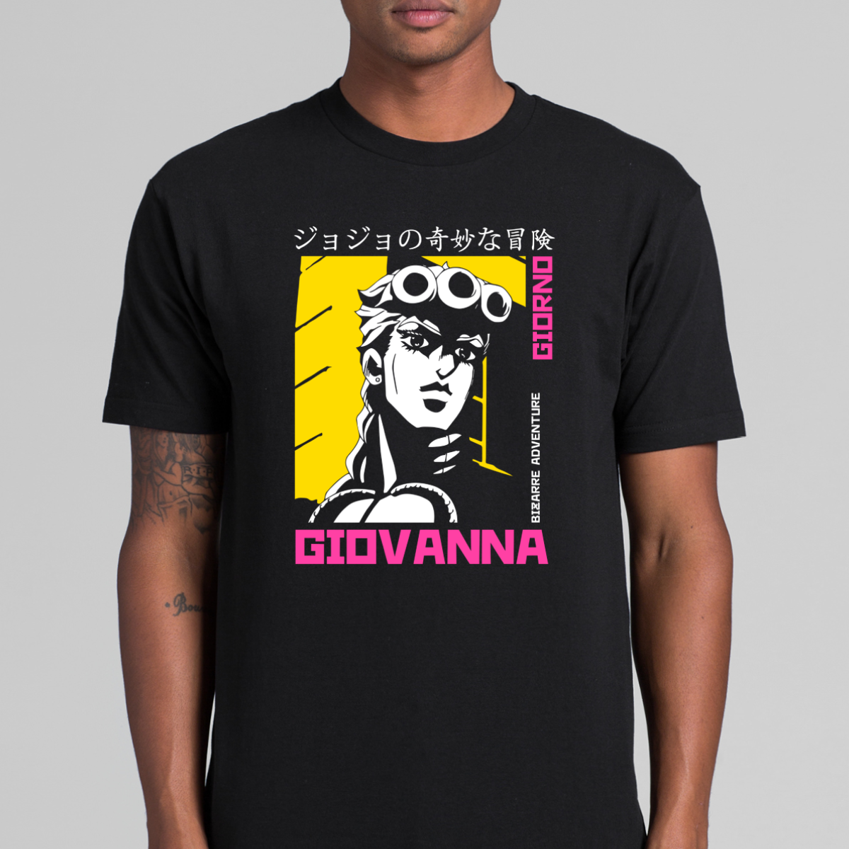 JoJo's Bizarre Adventure Giorno Giovanna V2 T-shirt Japanese Anime