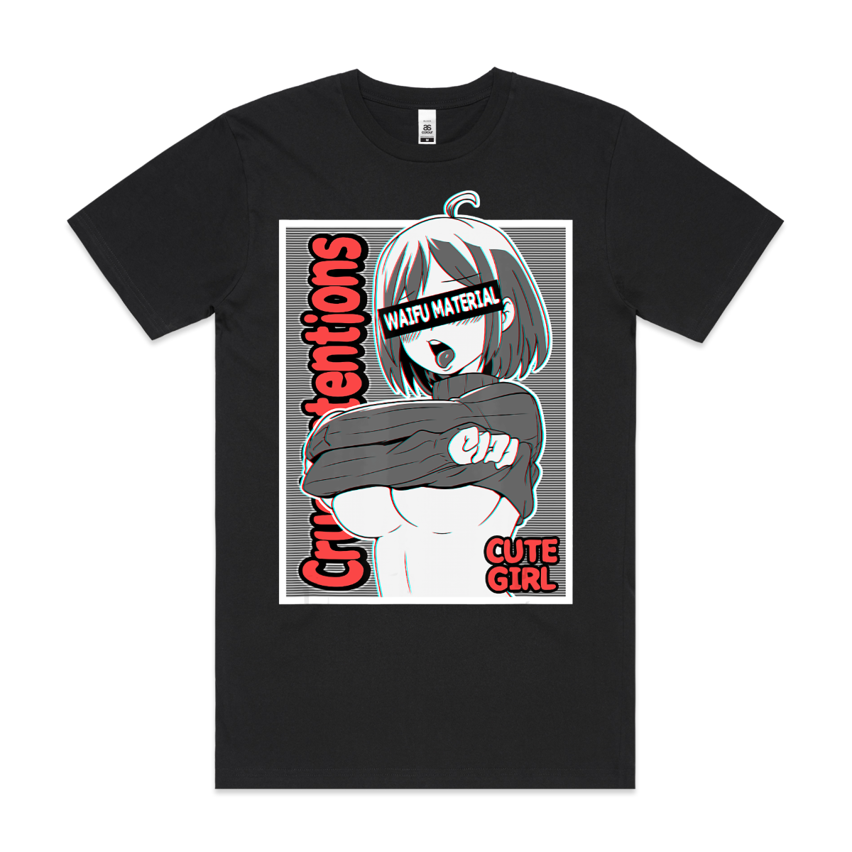 Japanese Ahegao T-Shirt Anime Waifu Girl Tee