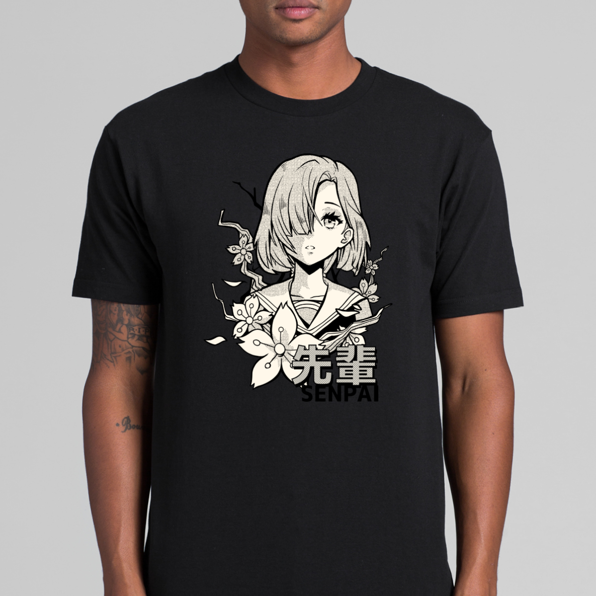 Anime Girl Senpai T-Shirt Japanese Anime Tee