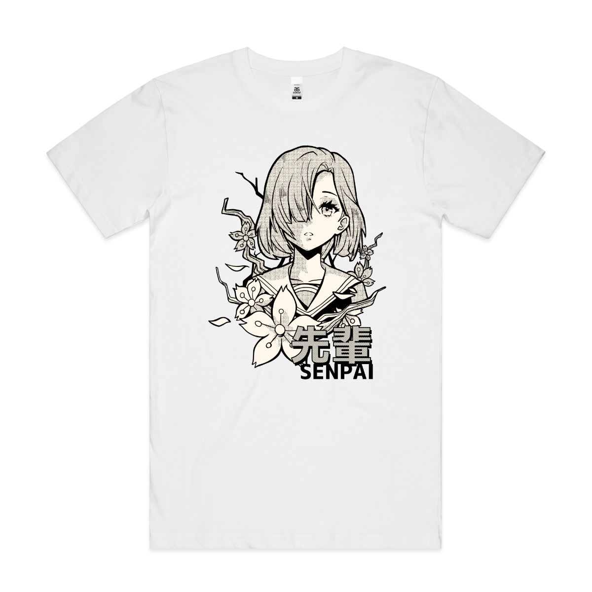 Anime Girl Senpai T-Shirt Japanese Anime Tee