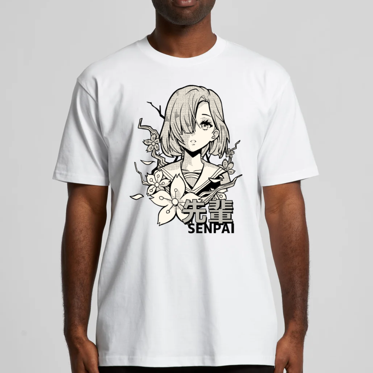 Anime Girl Senpai T-Shirt Japanese Anime Tee