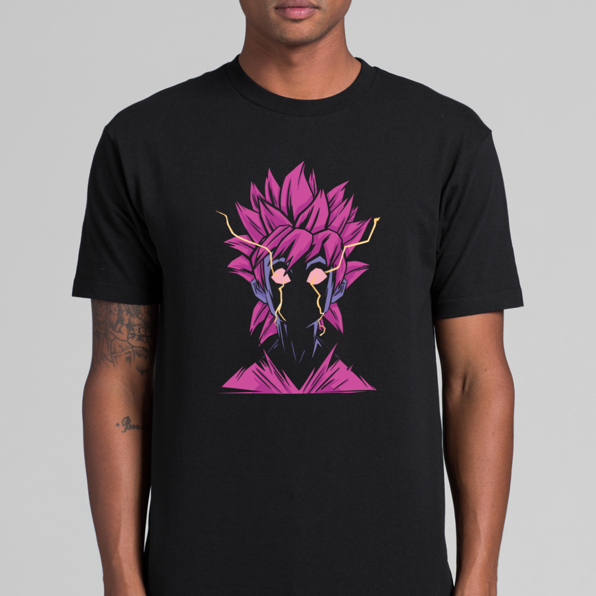 Anime Man Power T-Shirt Anime Tee