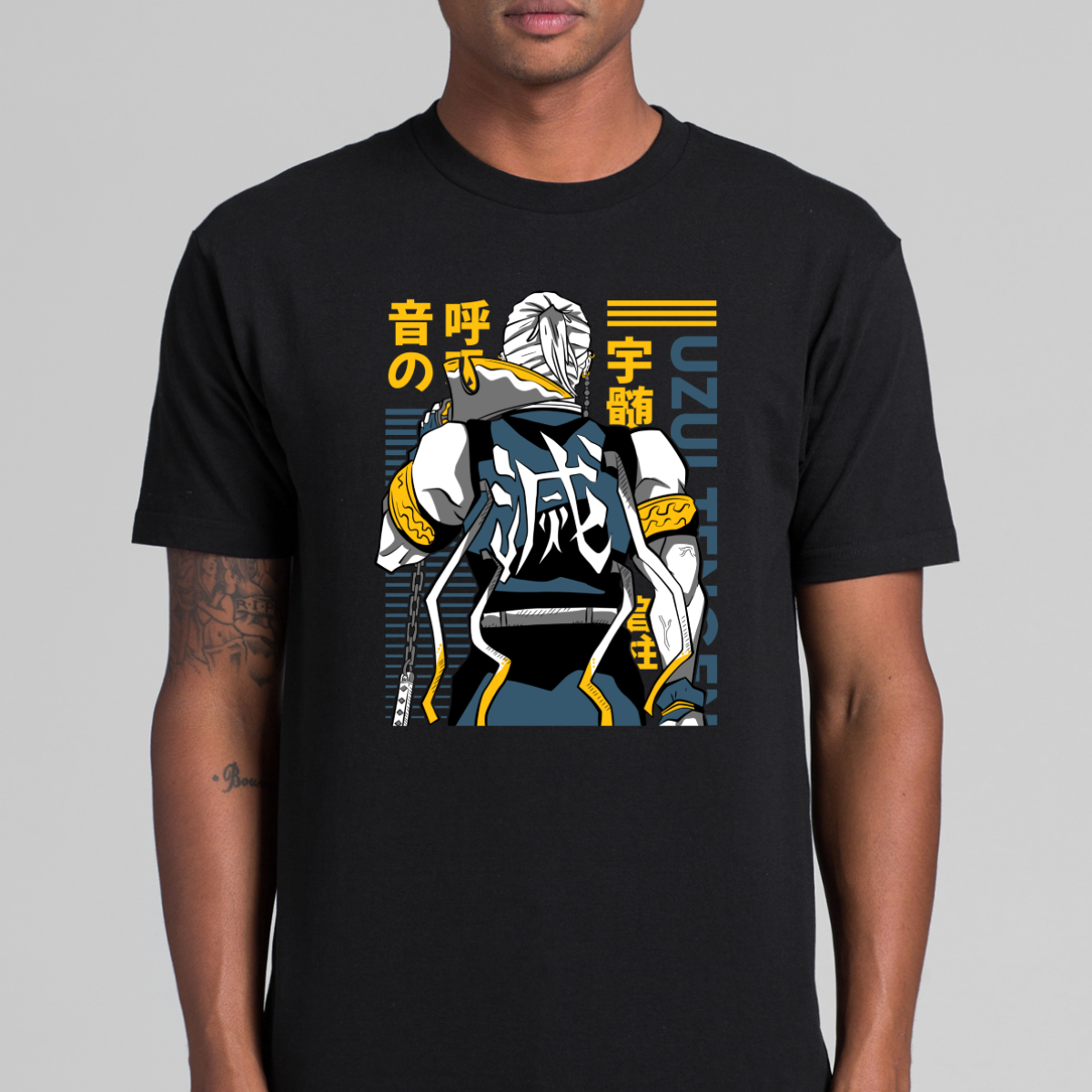 Demon Slayer Tengen Uzui V3 T-Shirt Japanese Anime Tee
