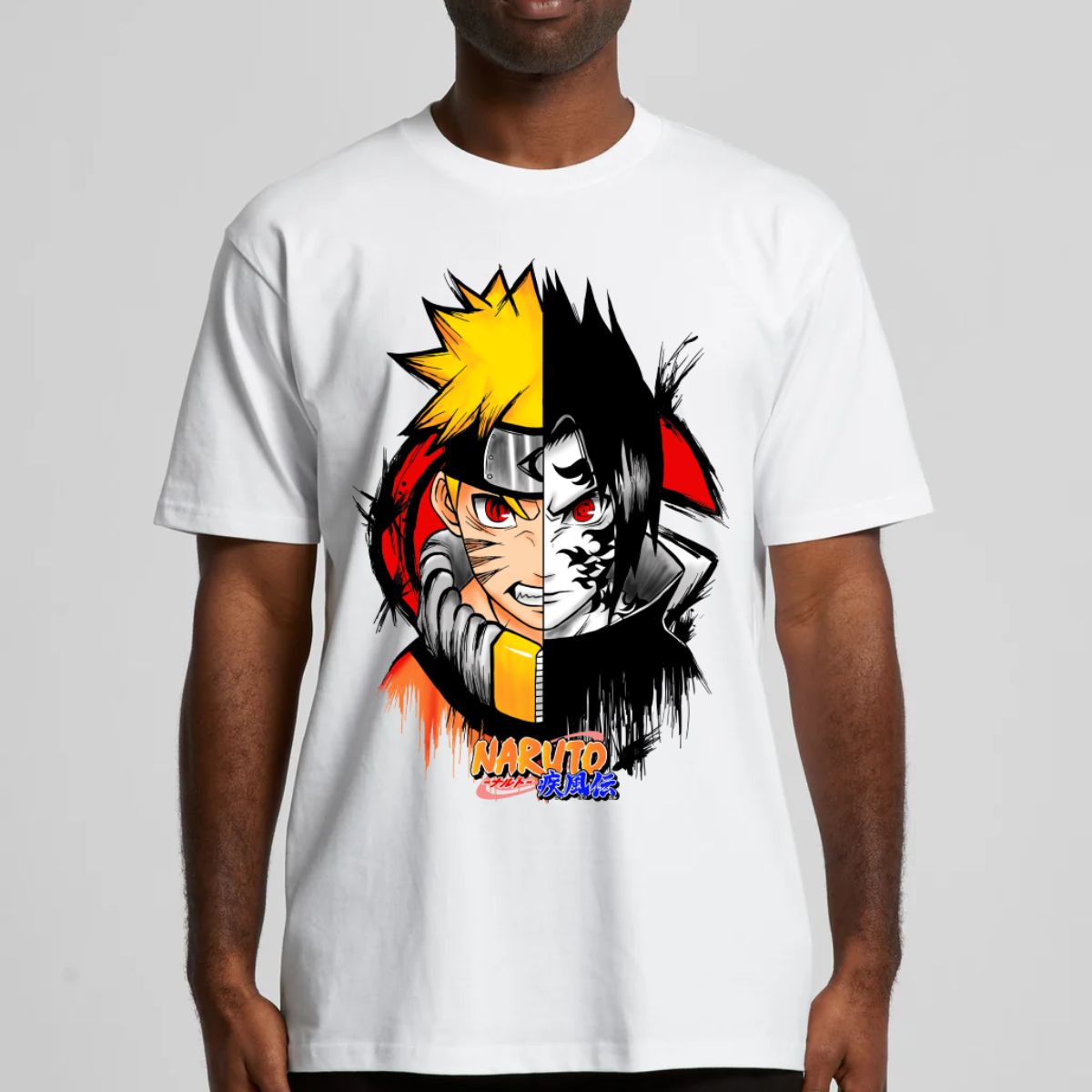 Naruto x Sasuke V2 T-Shirt Japanese Anime Tee