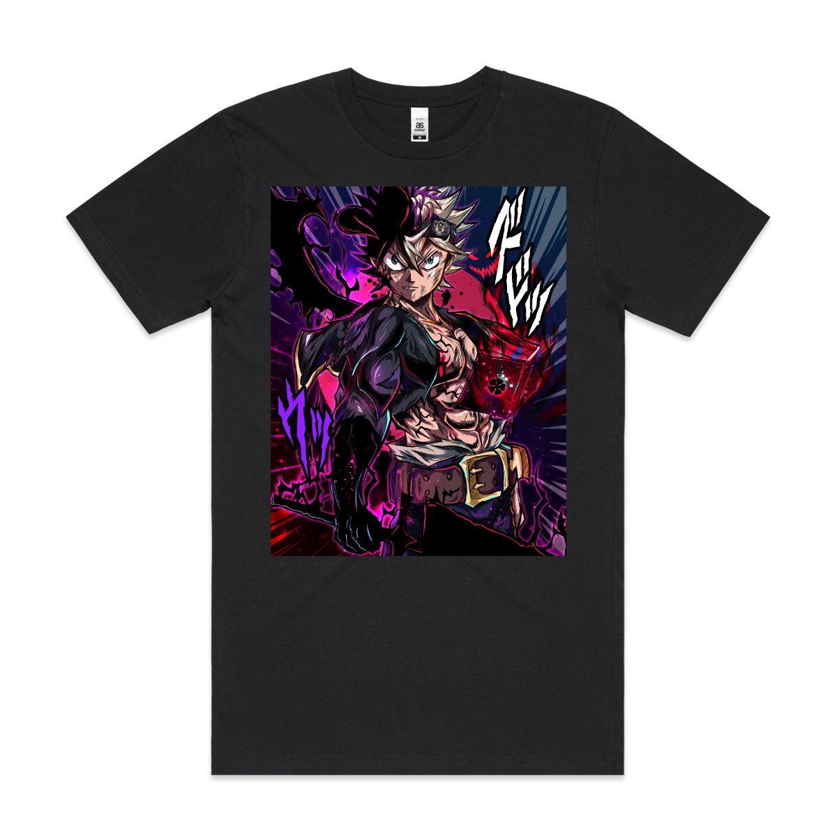 Black Clover Asta V5 T-Shirt Japanese Anime Tee