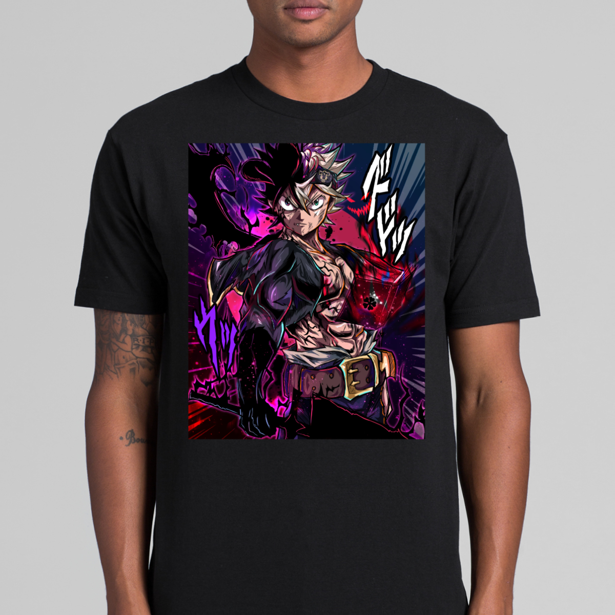 Black Clover Asta V5 T-Shirt Japanese Anime Tee
