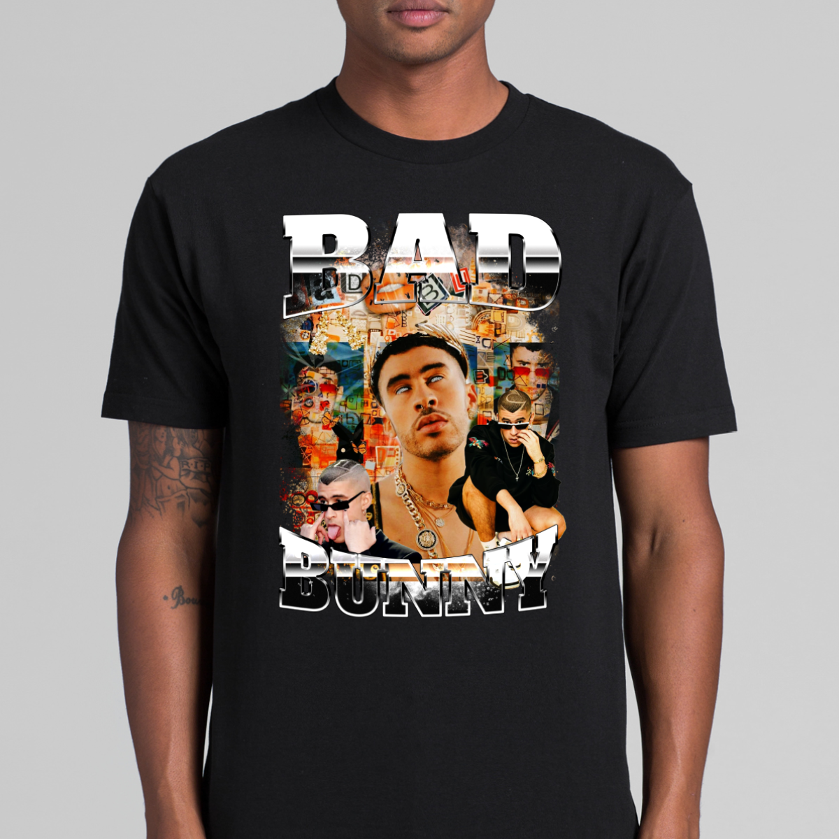 Bad Bunny V3 T-Shirt Rapper Family Fan Music Hip Hop Culture