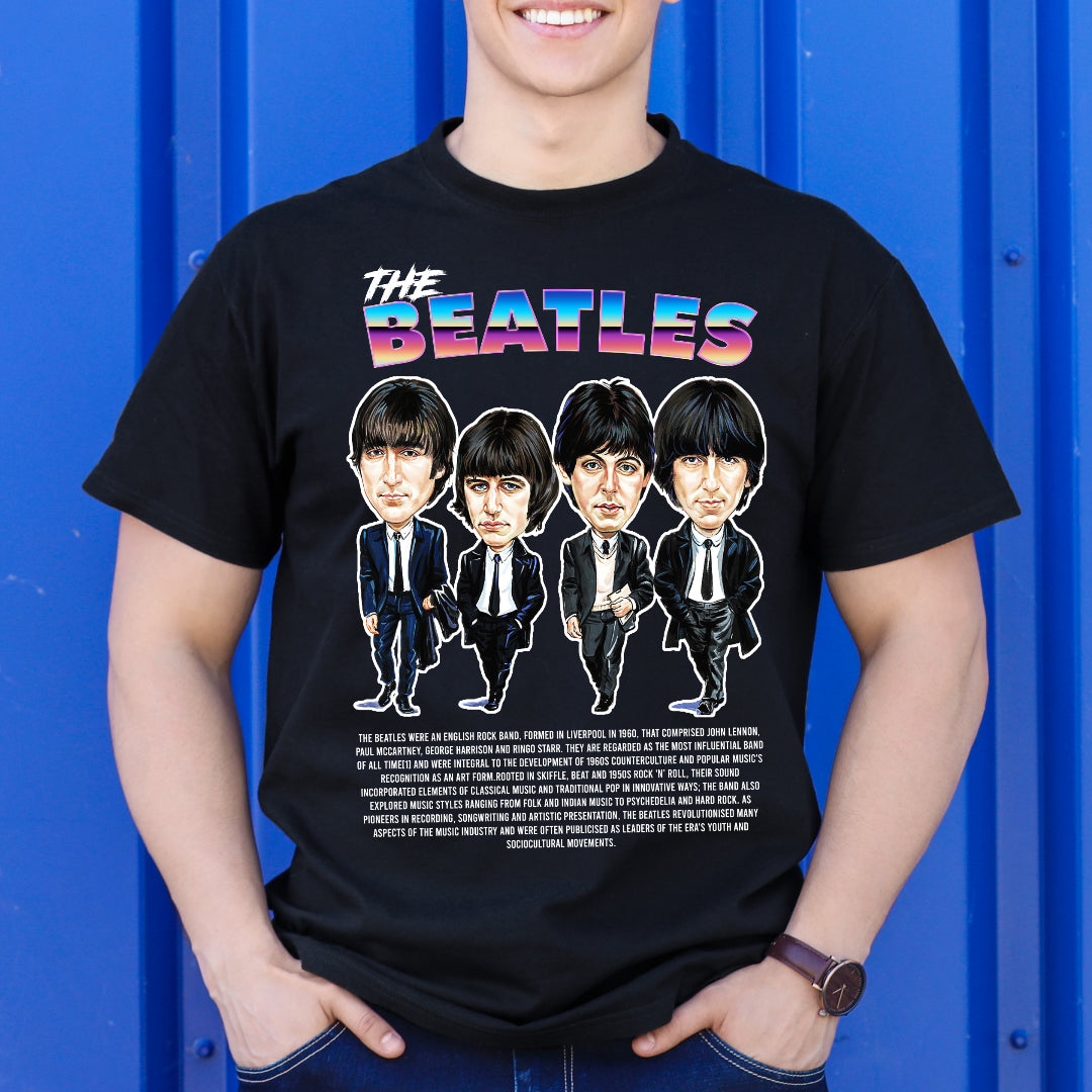 The Beatles V03 T-shirt Band Family Tee Music Rock And Roll