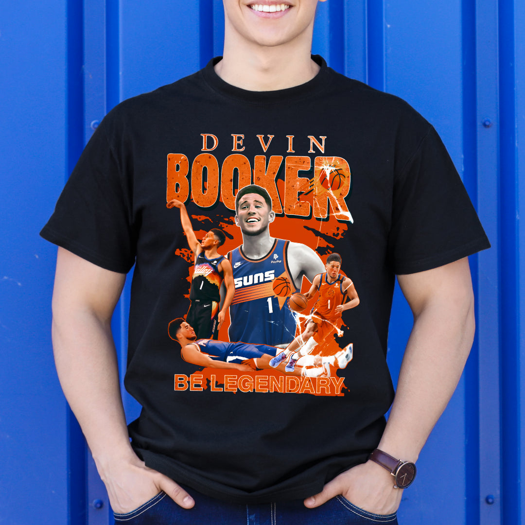 Devin Booker V4 NBA T-Shirt Sport Athlete Family Tee