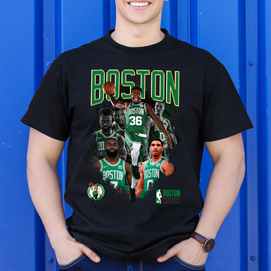 Boston Celtics NBA T-Shirt Sport Athlete Family Tee