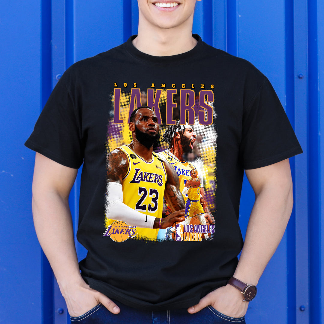 LA Lakers NBA T-Shirt Sport Athlete Family Tee