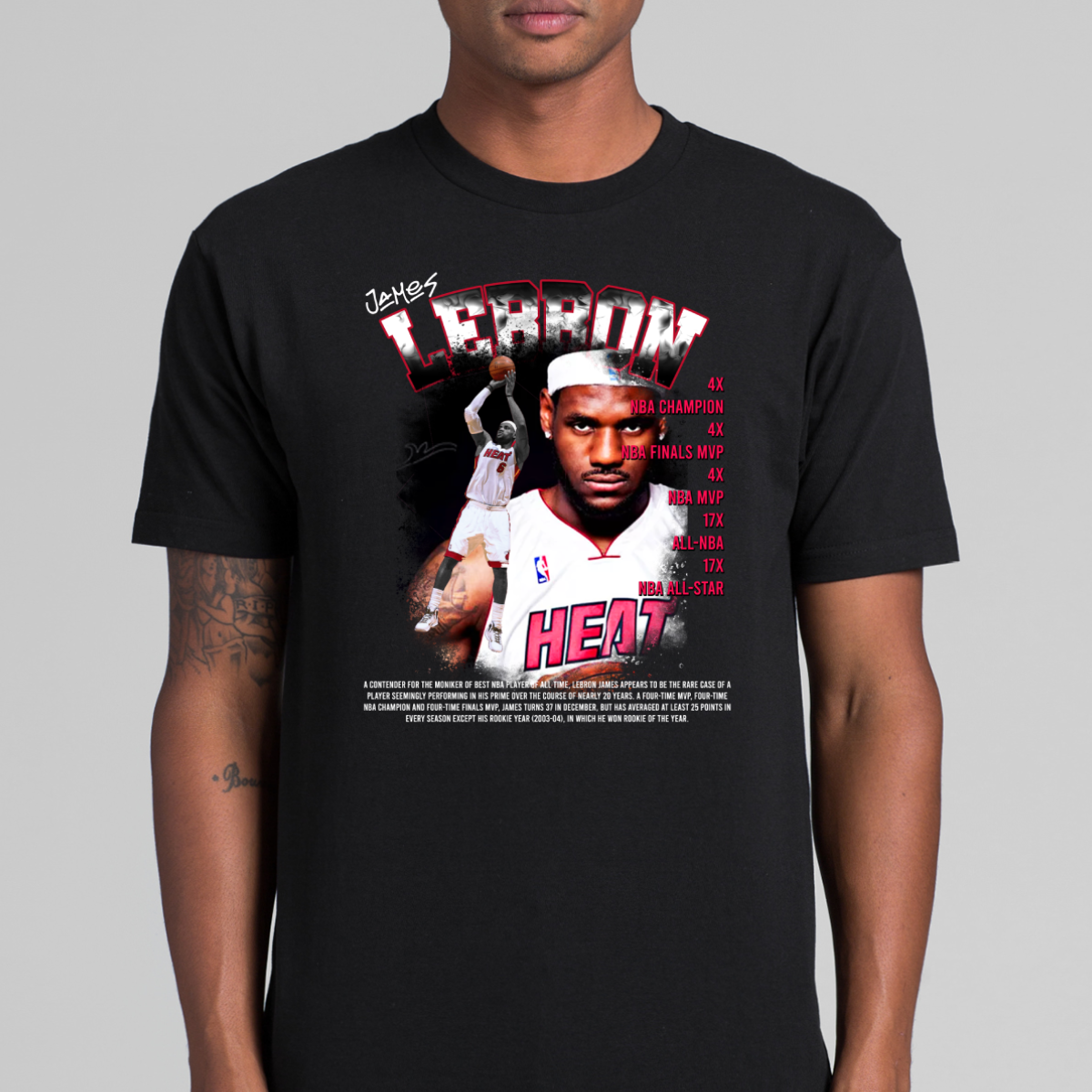 LeBron James V15 NBA T-Shirt Sport Athlete Family Tee