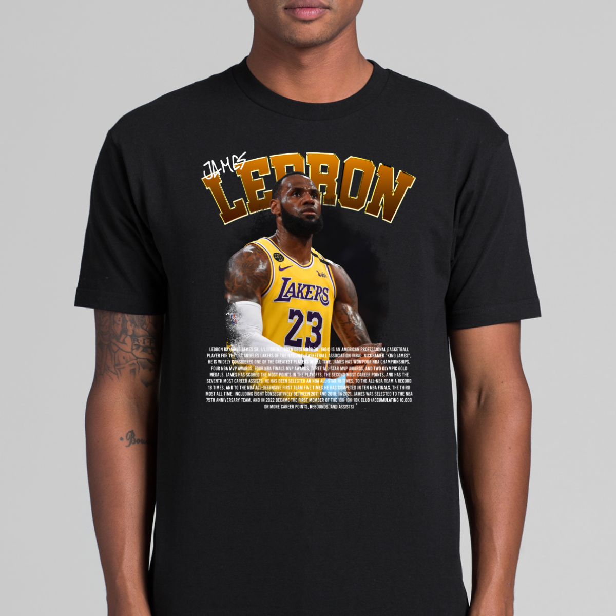LeBron James V18 NBA T-Shirt Sport Athlete Family Tee