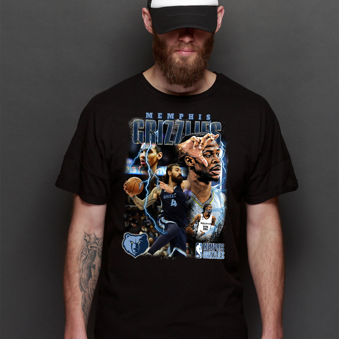 Memphis Grizzlies NBA T-Shirt Sport Athlete Family Tee