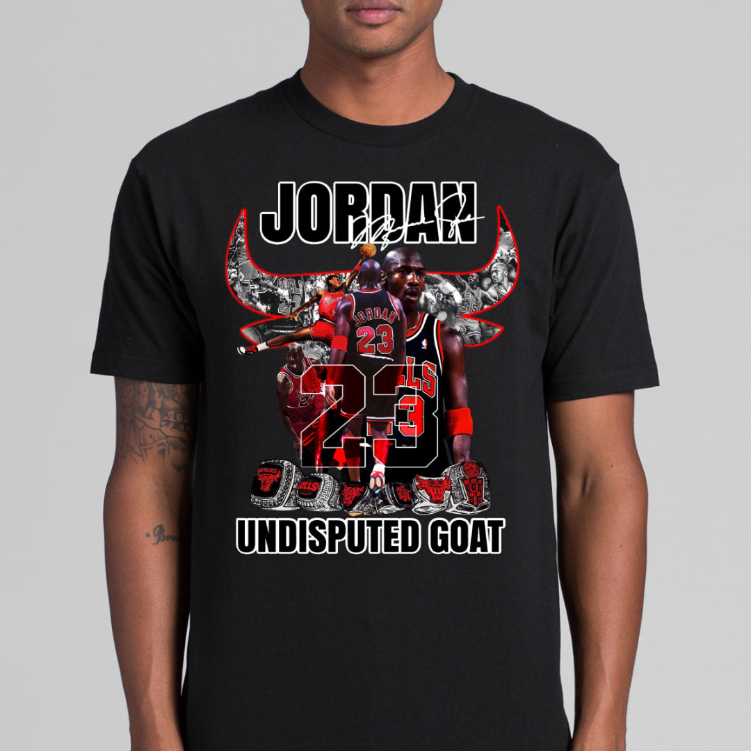 Michael Jordan V6 NBA T-Shirt Sport Athlete Family Tee