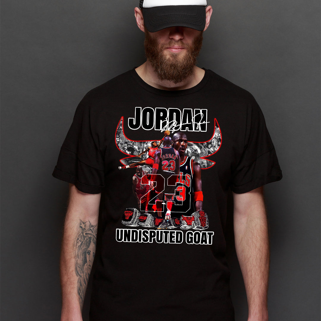 Michael Jordan V6 NBA T-Shirt Sport Athlete Family Tee
