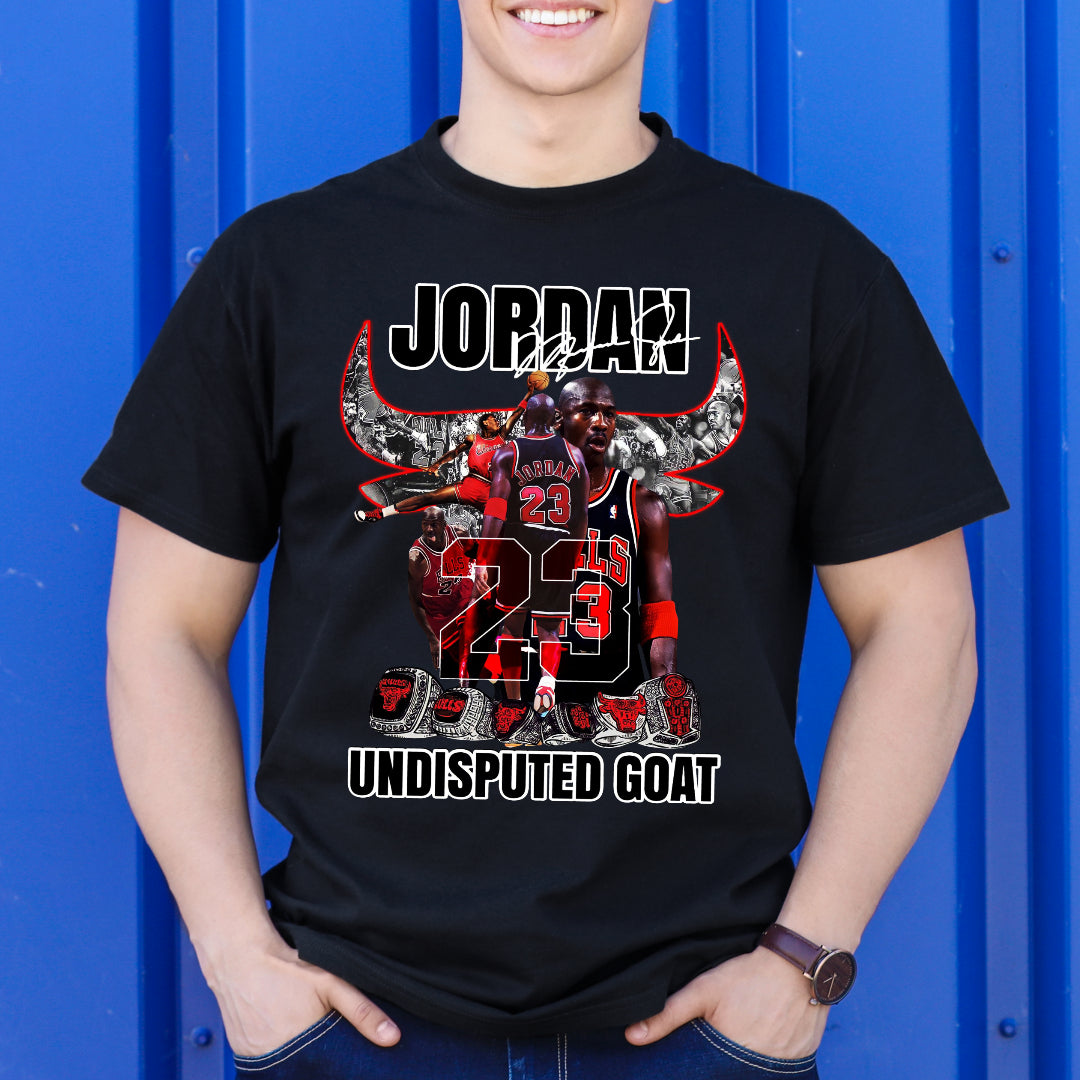 Michael Jordan V6 NBA T-Shirt Sport Athlete Family Tee