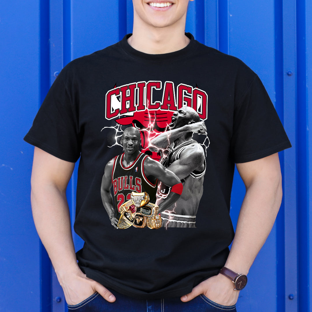 Michael Jordan V10 NBA T-Shirt Sport Athlete Family Tee