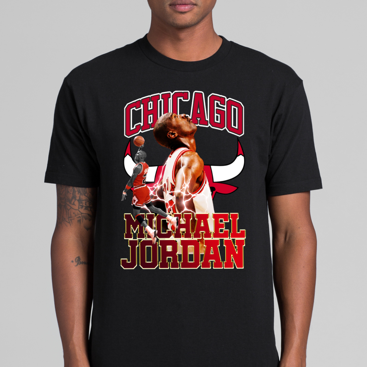 Michael Jordan V21 NBA T-Shirt Sport Athlete Family Tee