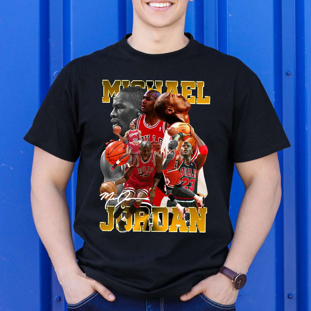 Michael Jordan V11 NBA T-Shirt Sport Athlete Family Tee