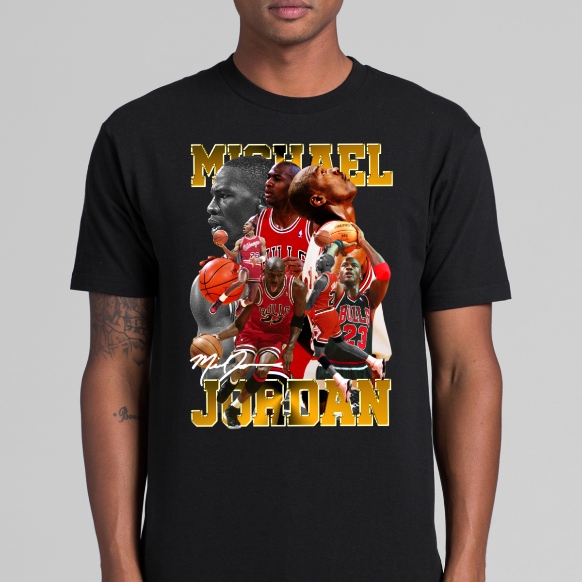 Michael Jordan V23 NBA T-Shirt Sport Athlete Family Tee