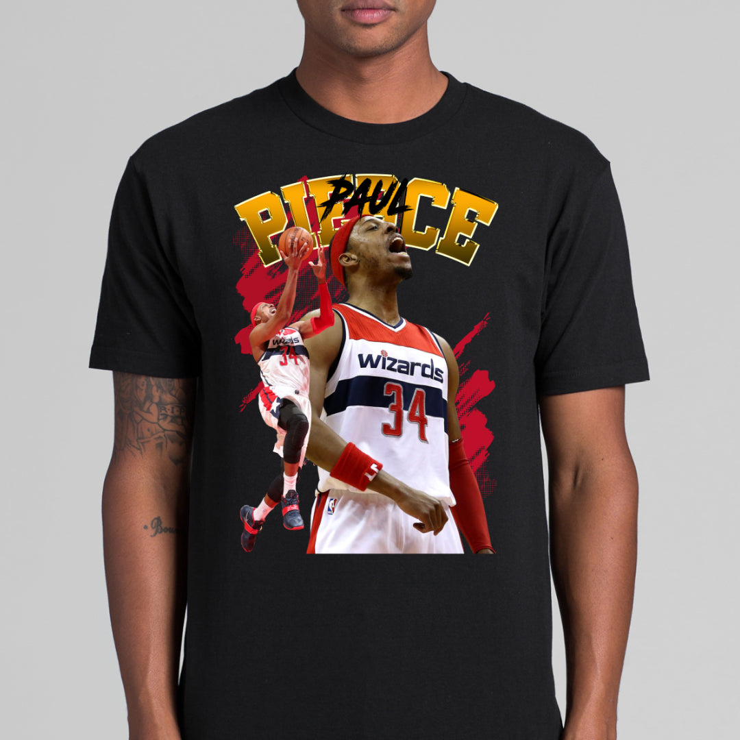 Paul Pierce V2 NBA T-Shirt Sport Athlete Family Tee
