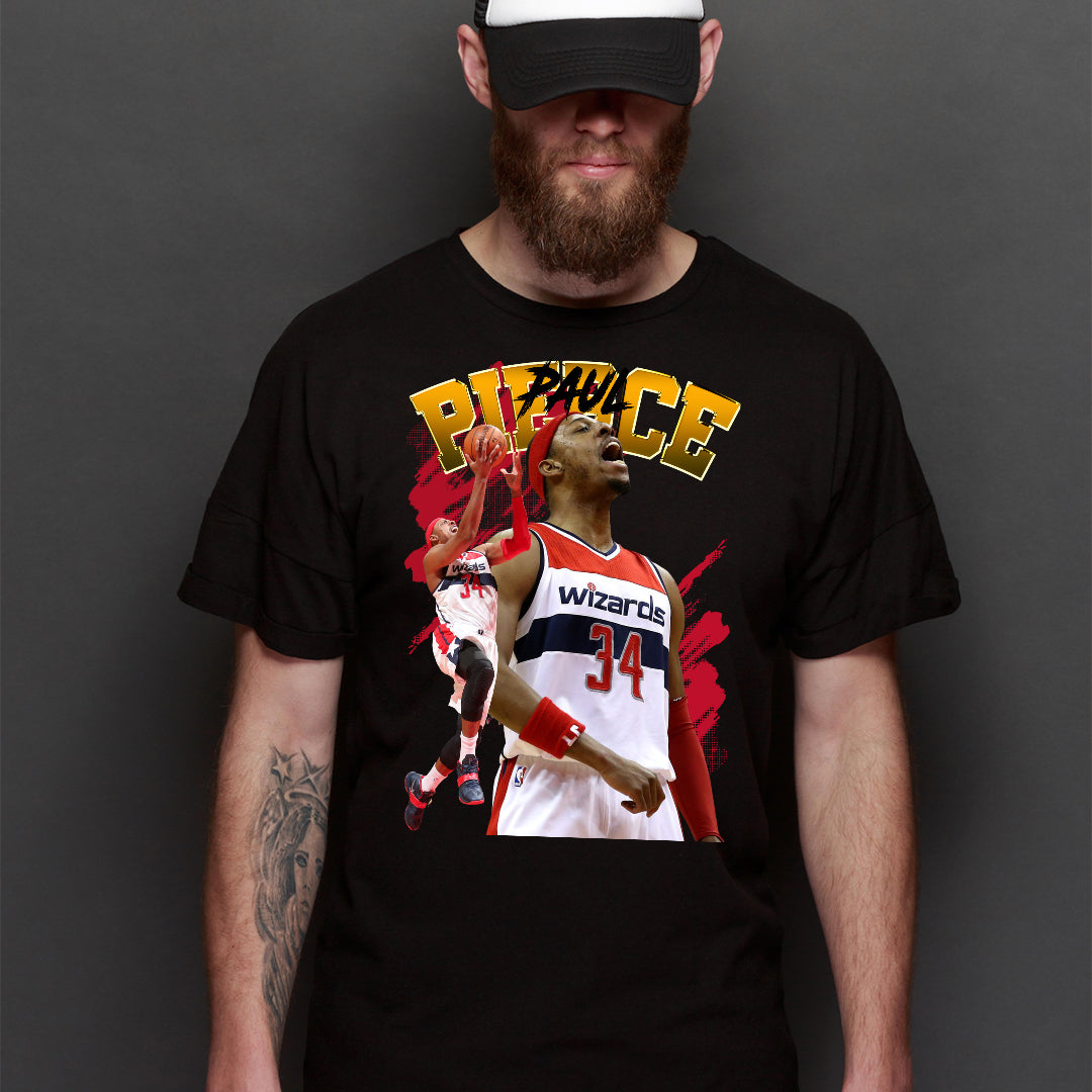 Paul Pierce V2 NBA T-Shirt Sport Athlete Family Tee