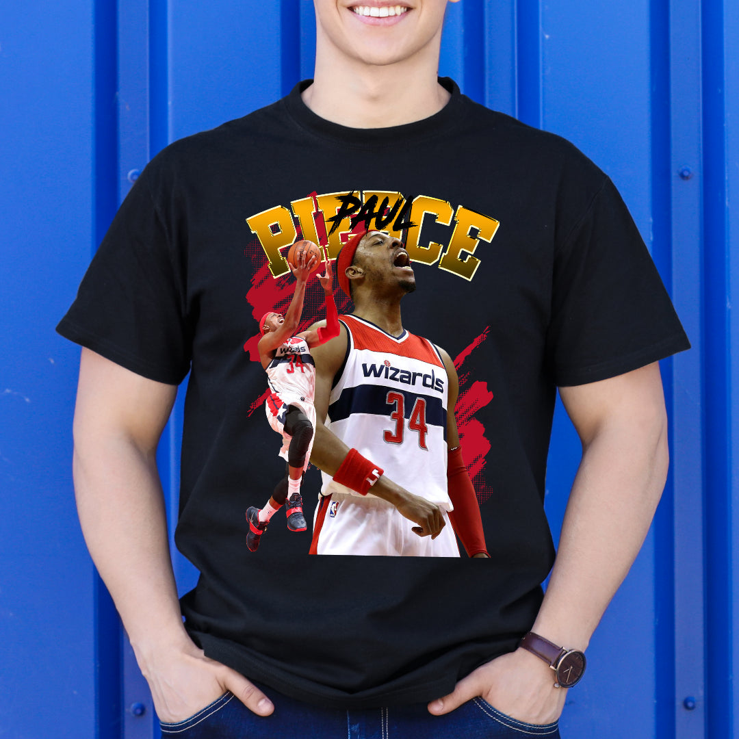 Paul Pierce V2 NBA T-Shirt Sport Athlete Family Tee