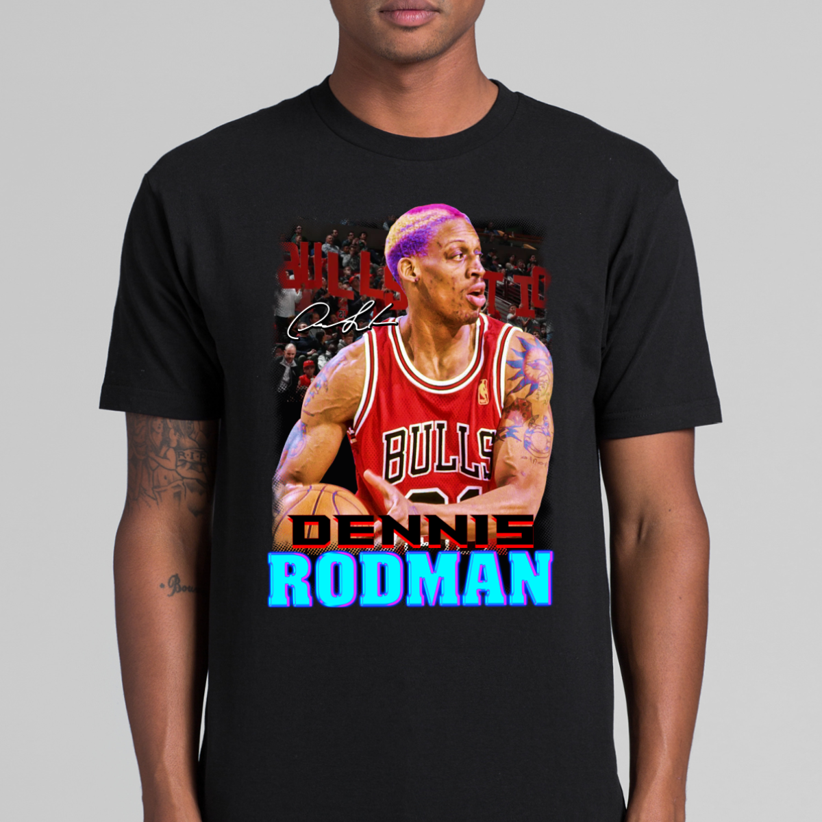 Dennis Rodman V10 NBA T-Shirt Sport Athlete Family Tee