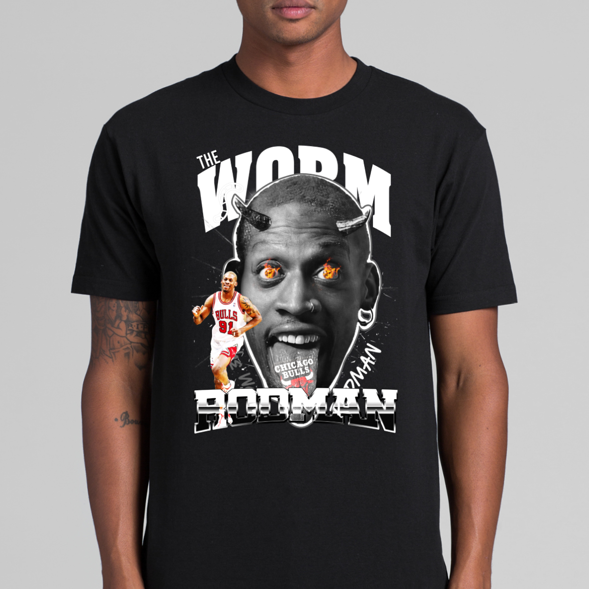 Dennis Rodman V14 NBA T-Shirt Sport Athlete Family Tee