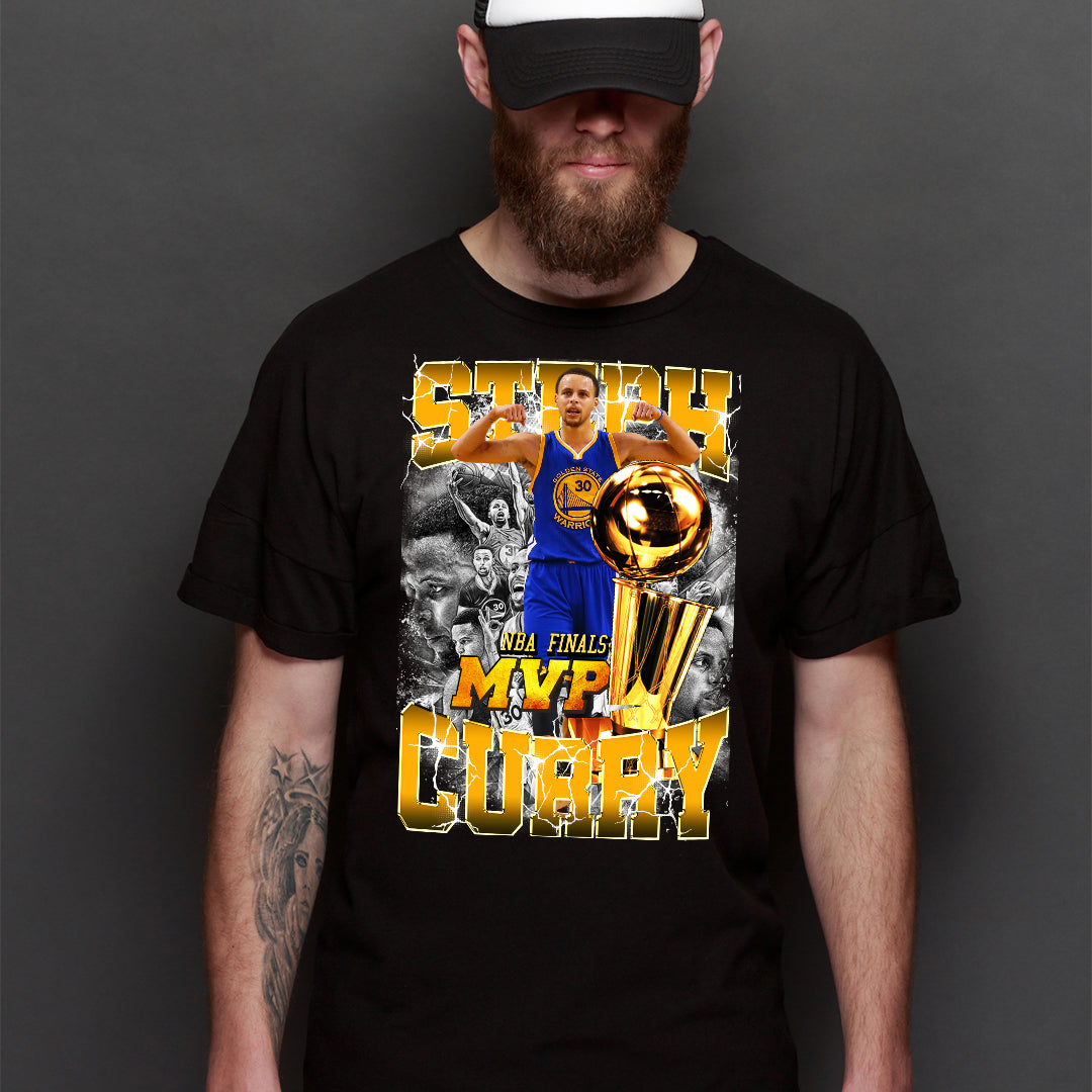 Stephen Curry V7 NBA T-Shirt Sport Athlete Family Tee