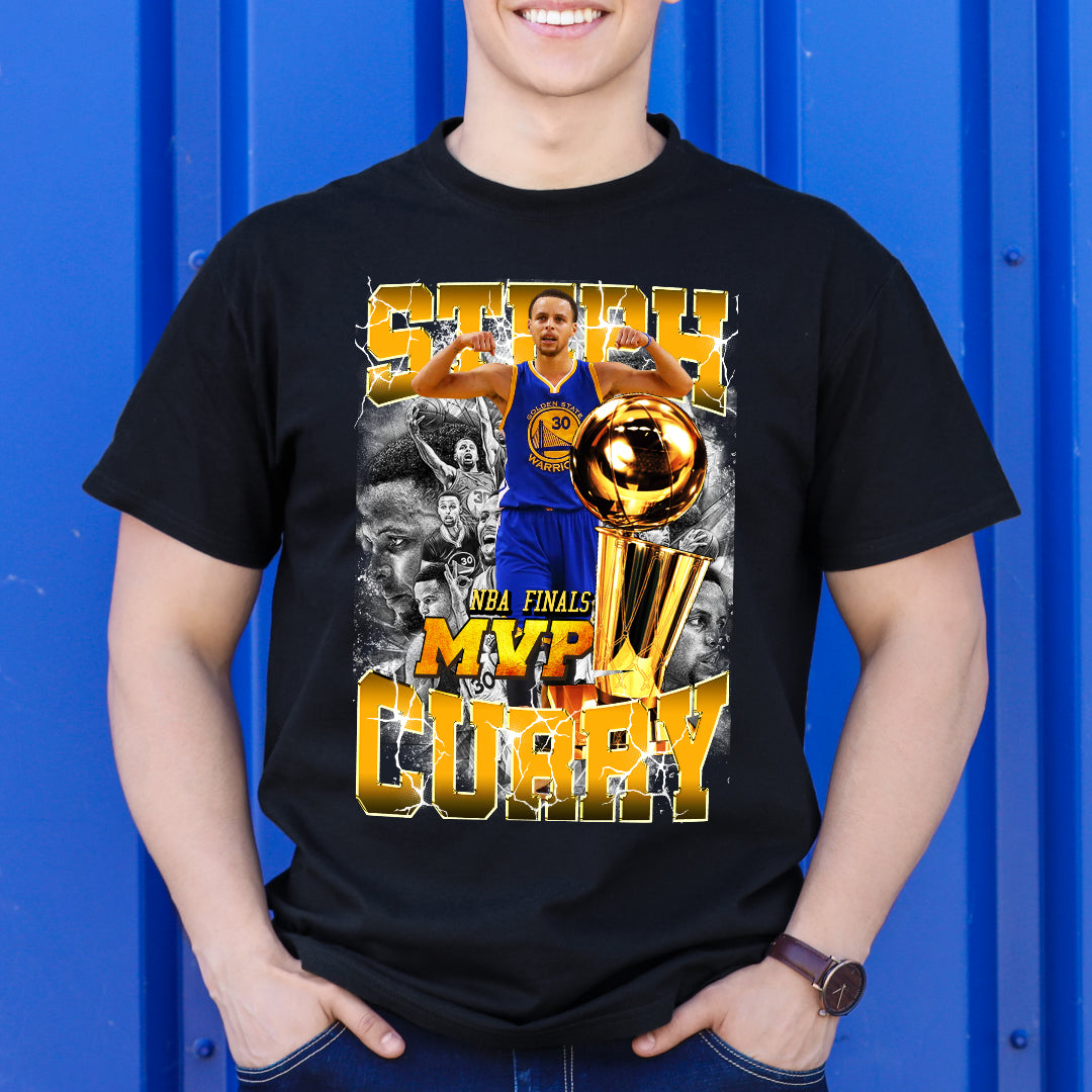 Stephen Curry V7 NBA T-Shirt Sport Athlete Family Tee