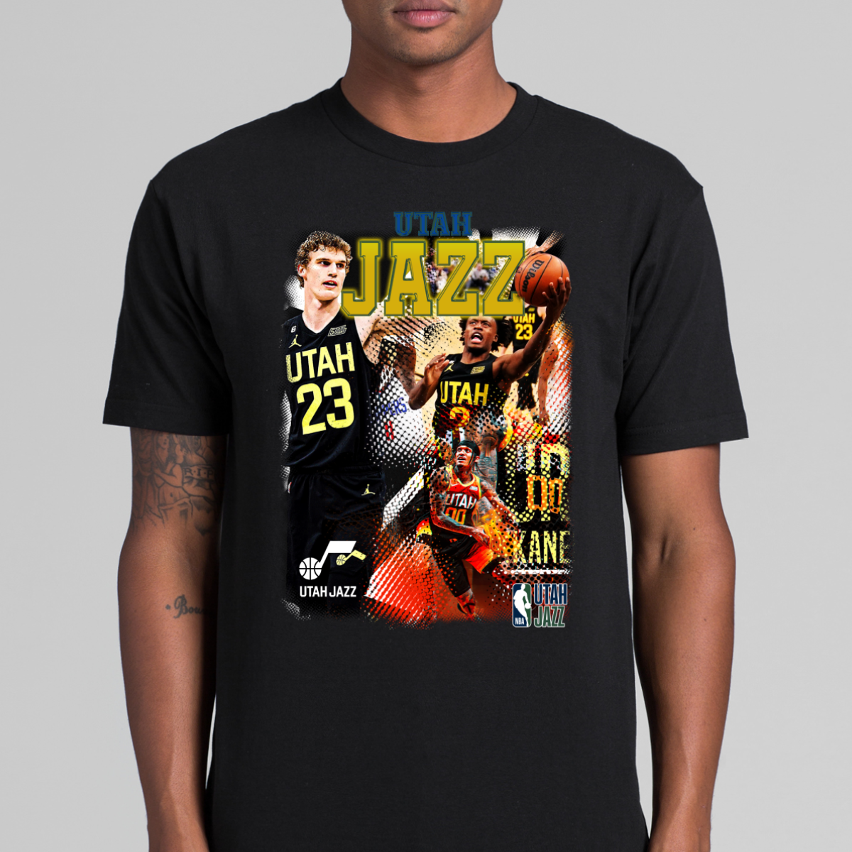 Utah Jazz NBA T-Shirt Sport Athlete Family Tee
