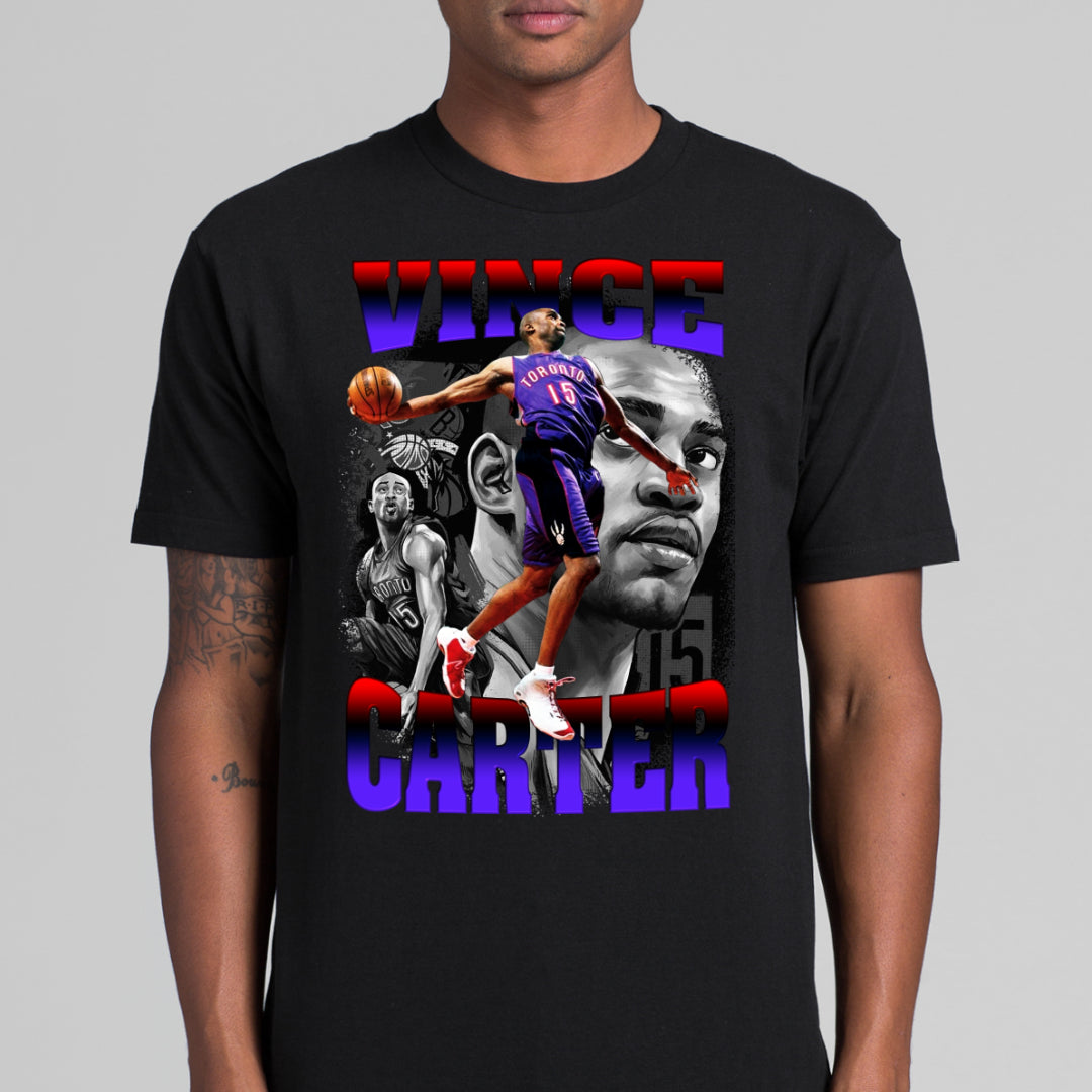 Vince Carter NBA T-Shirt Sport Athlete Family Tee