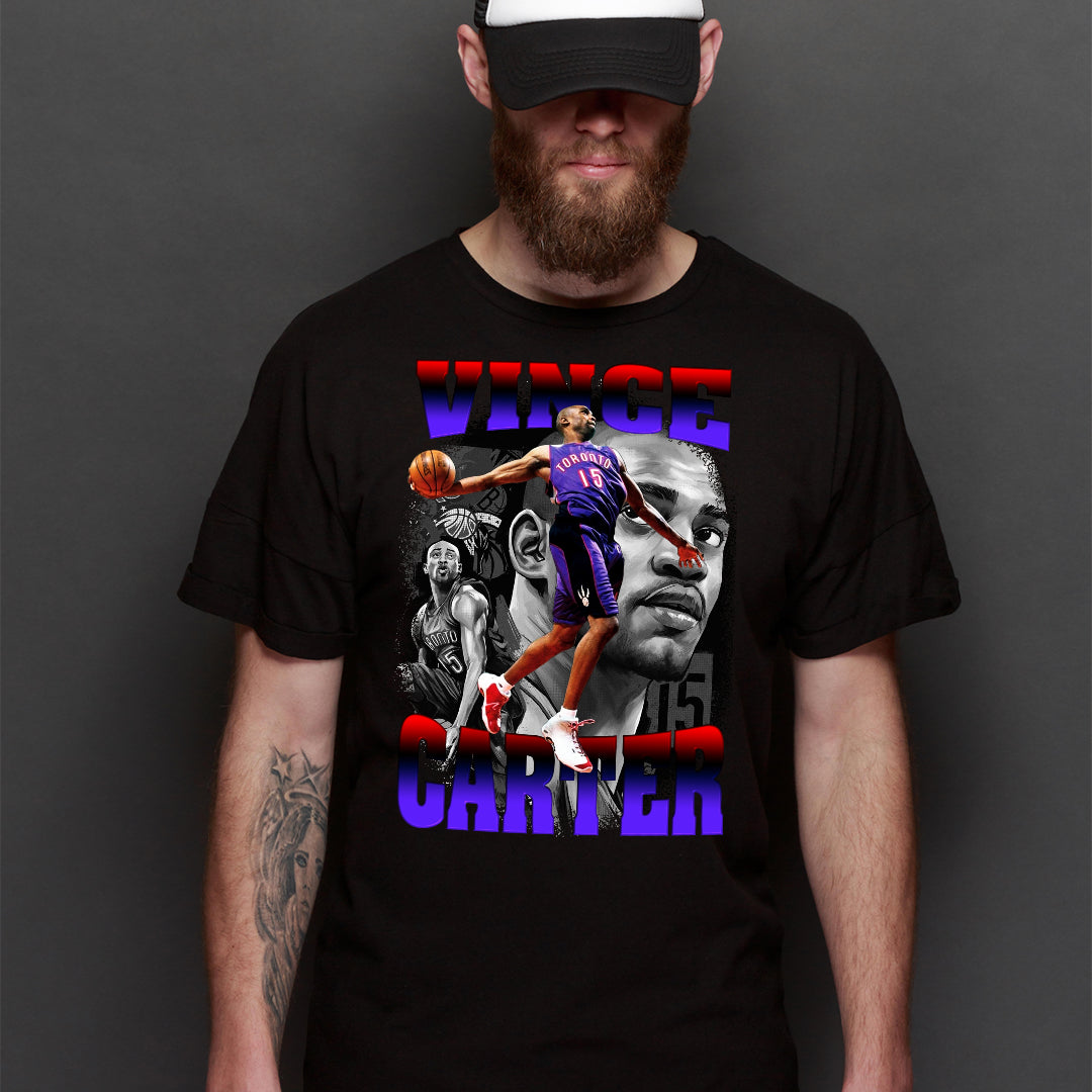 Vince Carter NBA T-Shirt Sport Athlete Family Tee