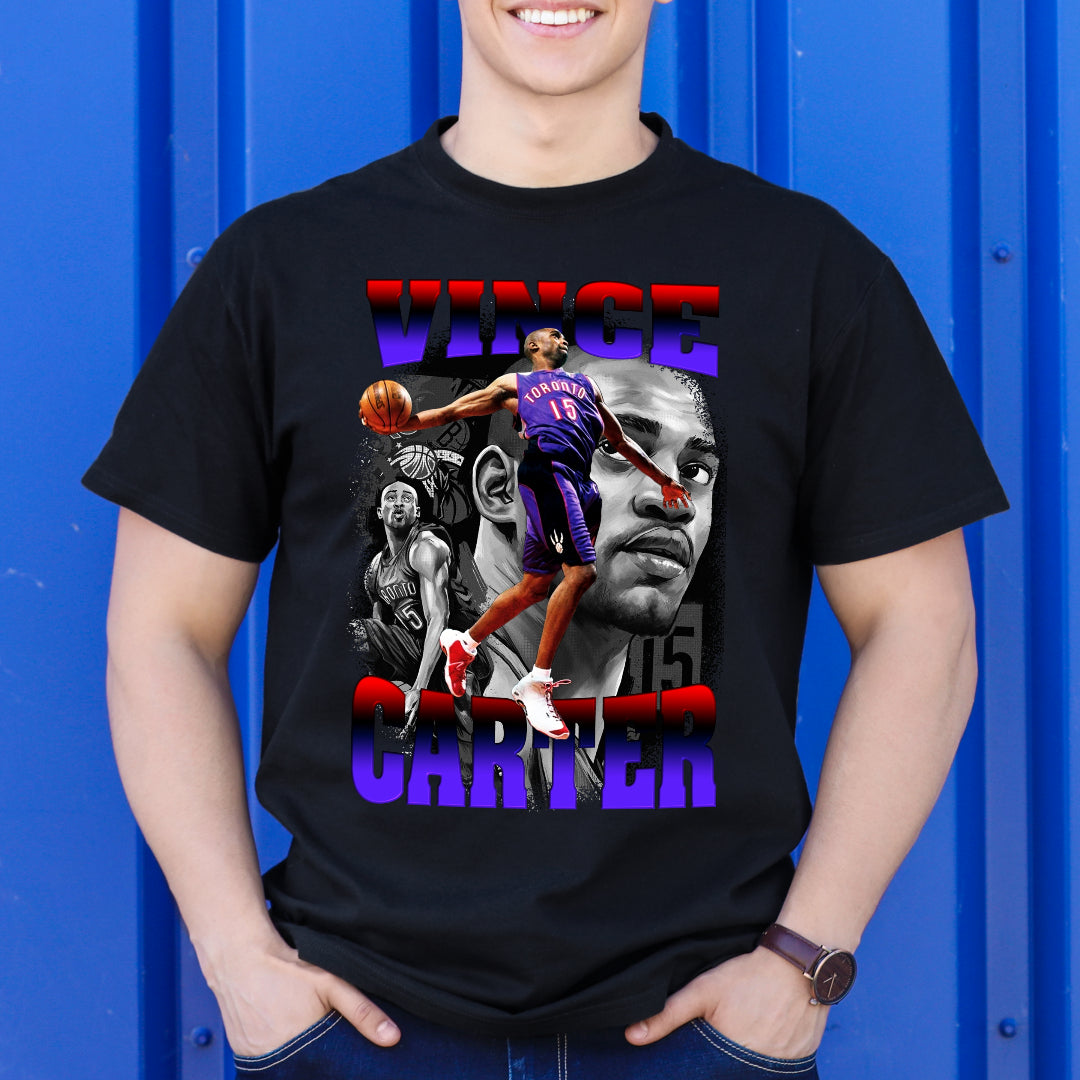 Vince Carter NBA T-Shirt Sport Athlete Family Tee