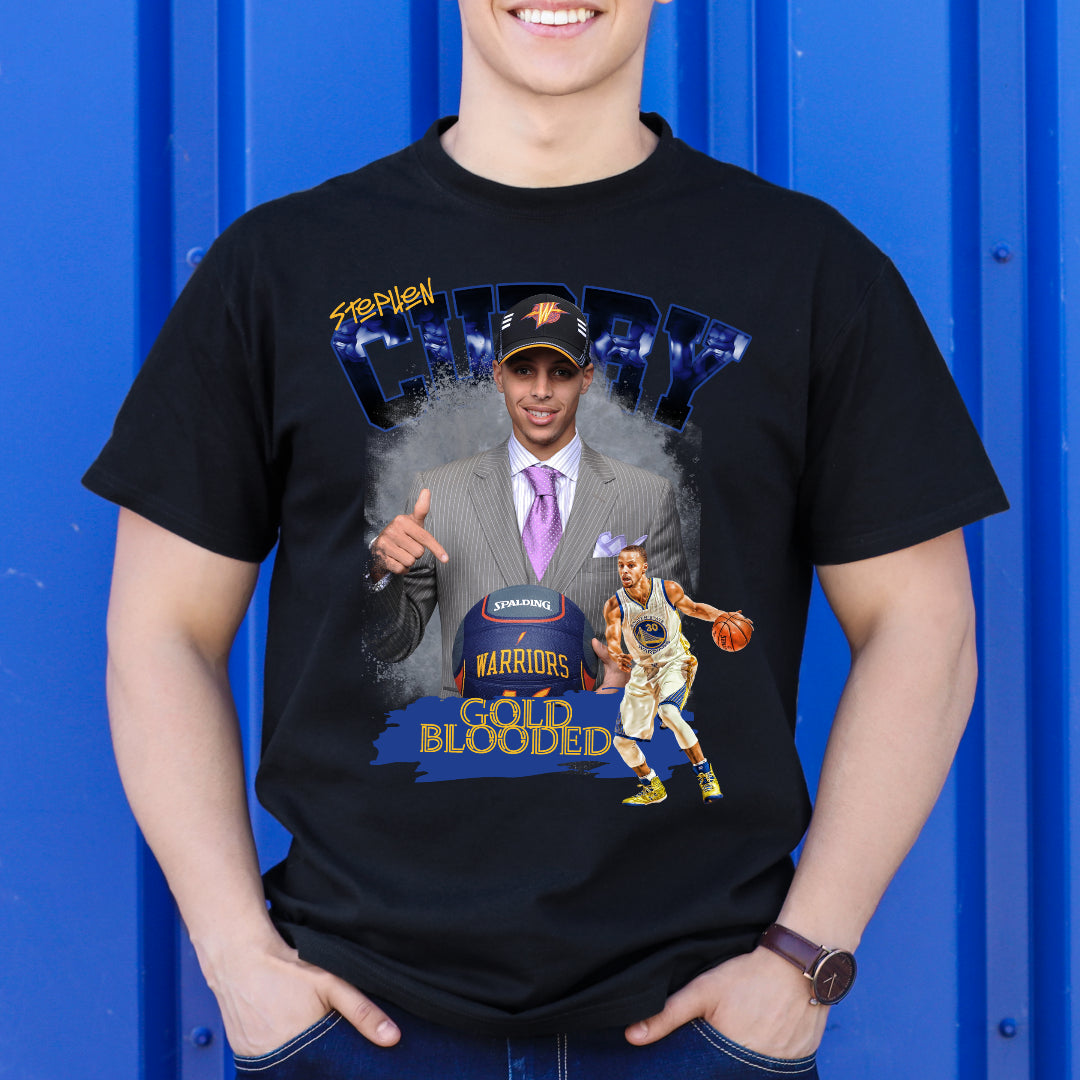 Stephen Curry V6 NBA T-Shirt Sport Athlete Family Tee