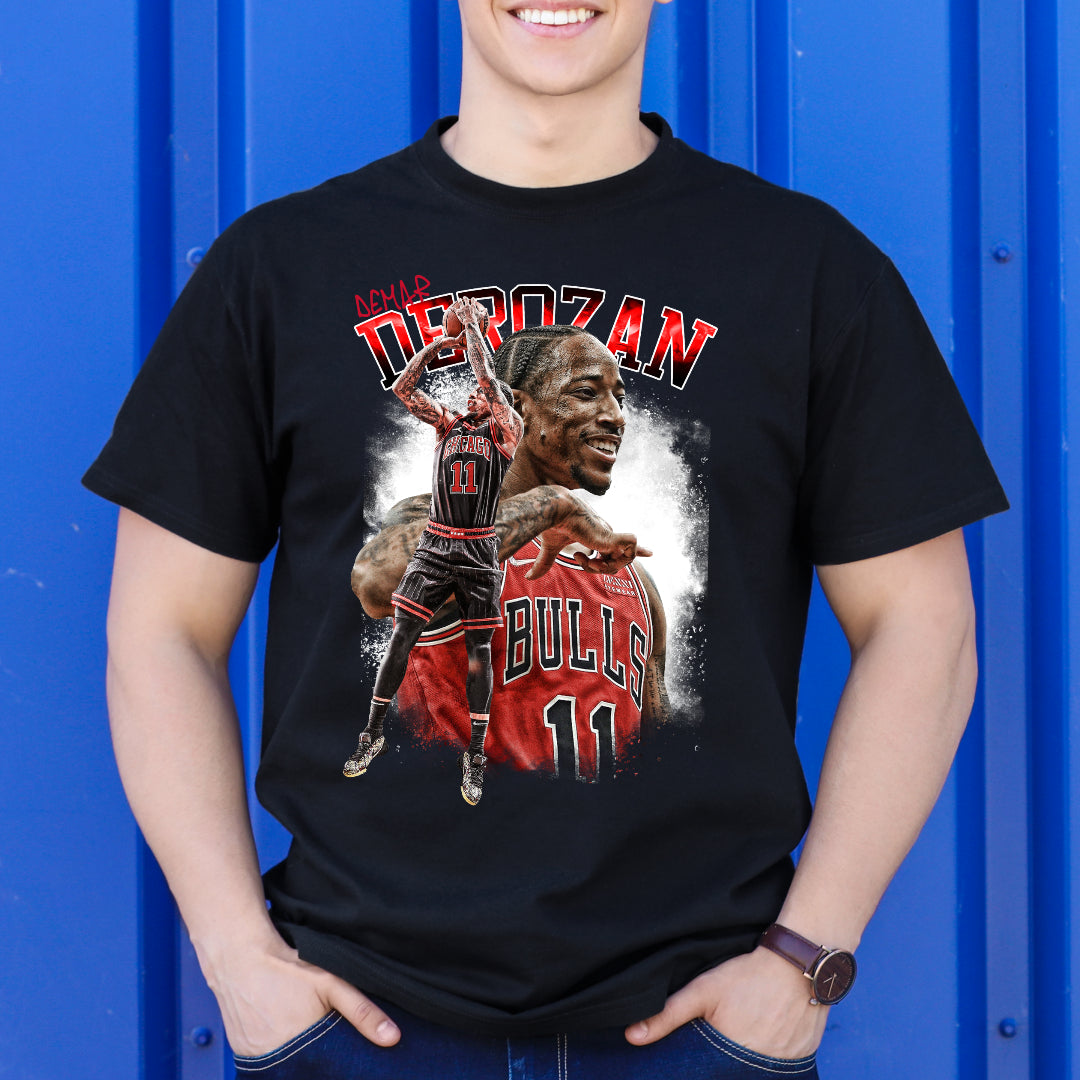 DeMar DeRozan V3 NBA T-Shirt Sport Athlete Family Tee