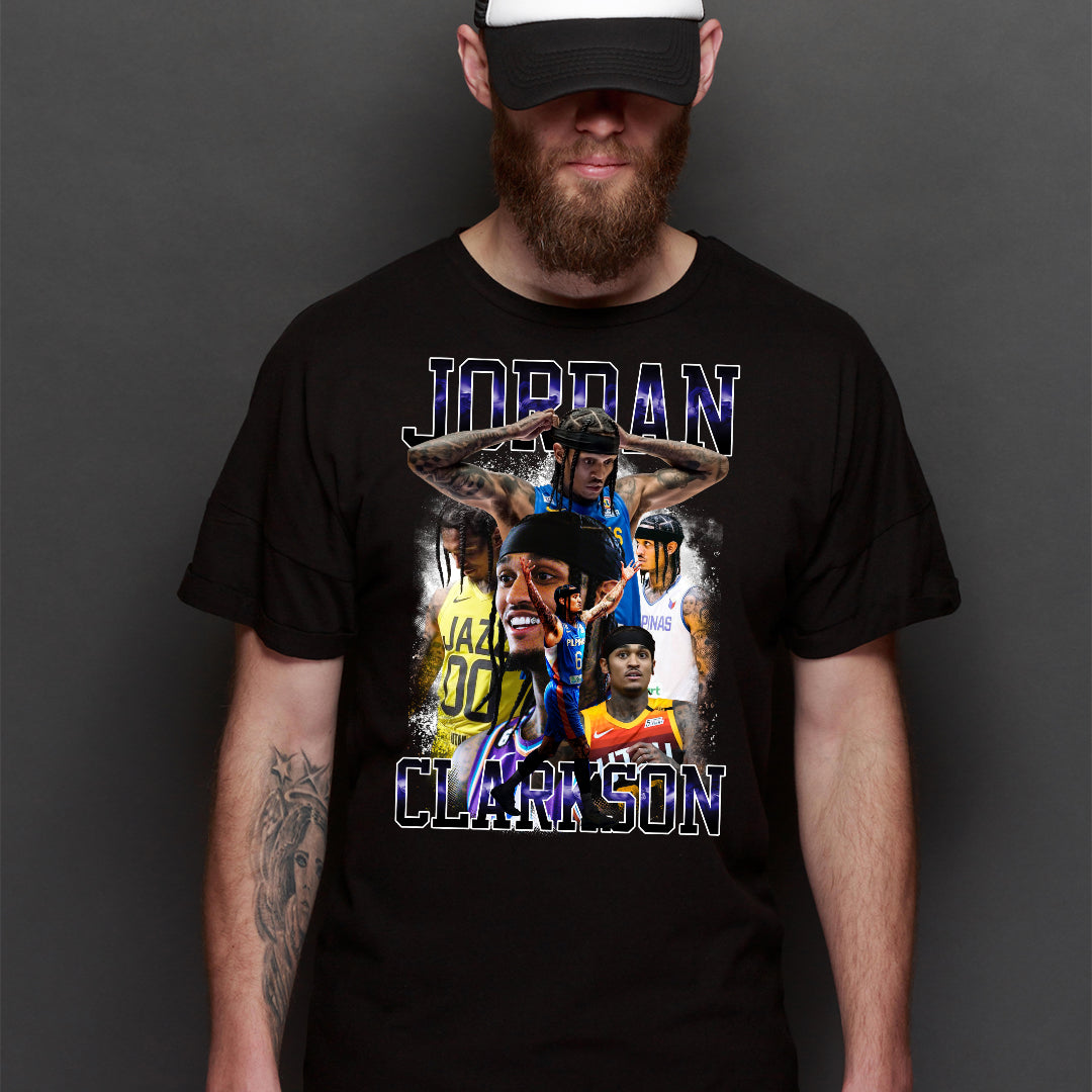 Jordan Clarkson V7 NBA T-Shirt Sport Athlete Family Tee