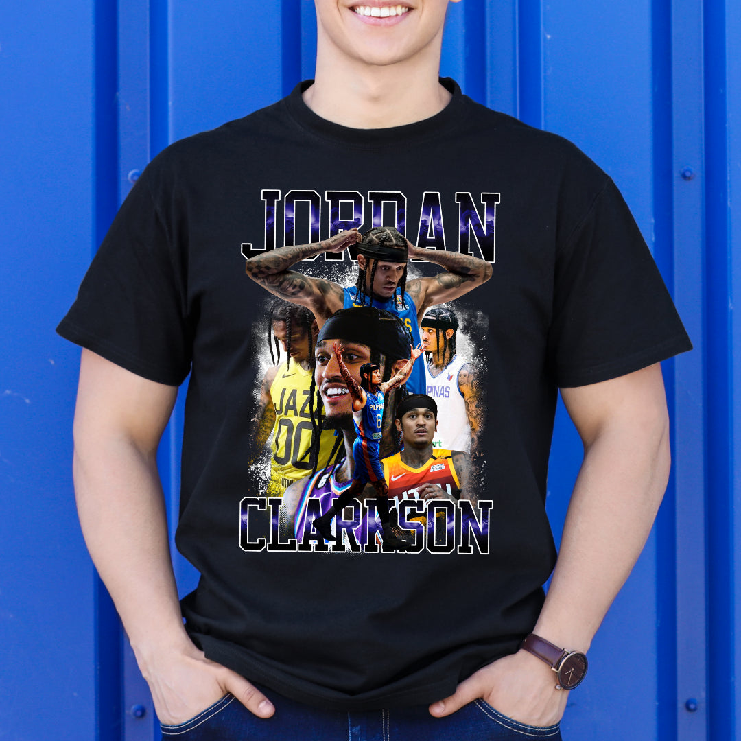 Jordan Clarkson V7 NBA T-Shirt Sport Athlete Family Tee