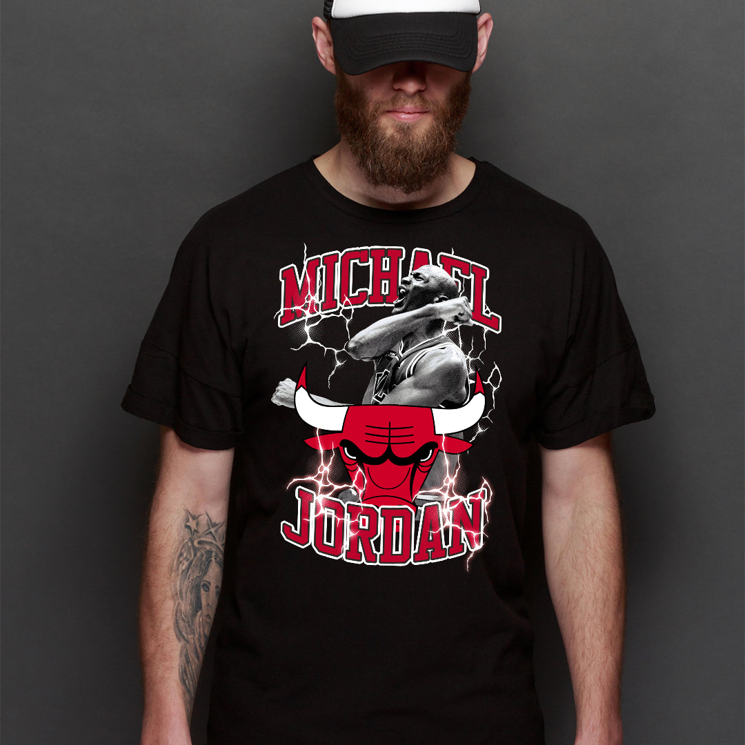 Michael Jordan V14 NBA T-Shirt Sport Athlete Family Tee