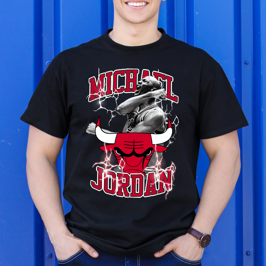 Michael Jordan V14 NBA T-Shirt Sport Athlete Family Tee