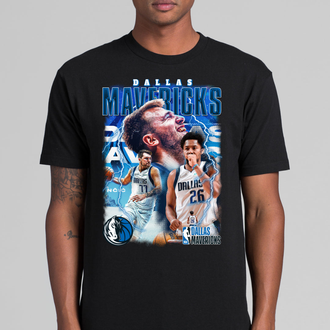 Dallas Mavericks NBA T-Shirt Sport Athlete Family Tee