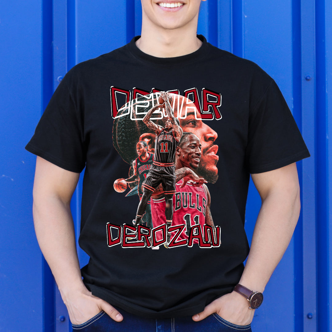 DeMar DeRozan V2 NBA T-Shirt Sport Athlete Family Tee