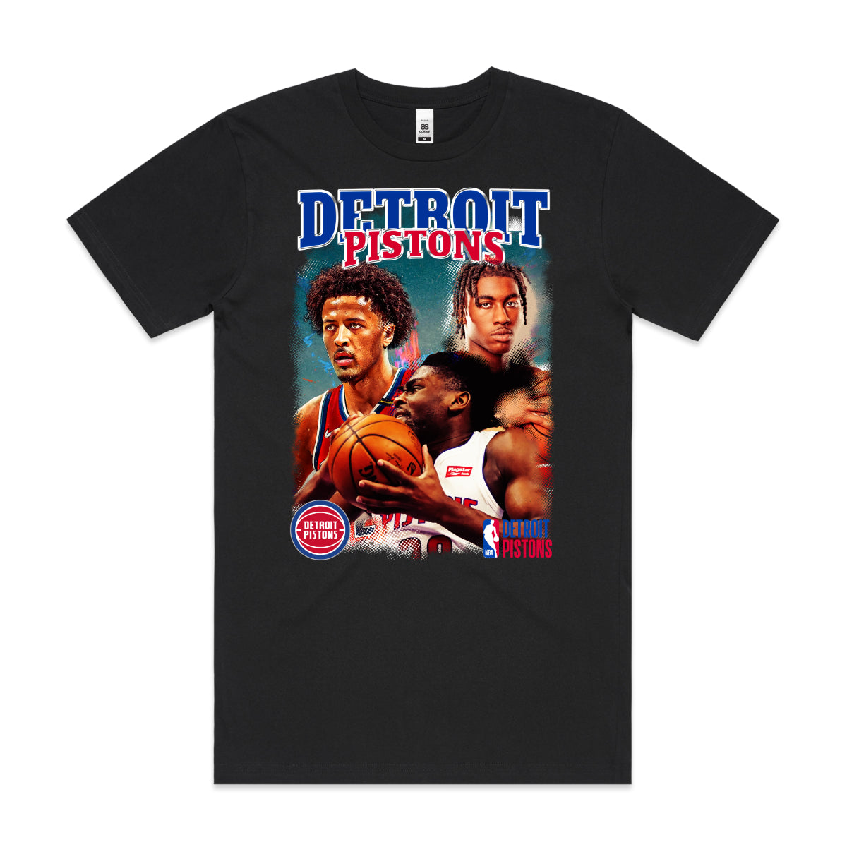 Detroit Pistons NBA T-Shirt Sport Athlete Family Tee