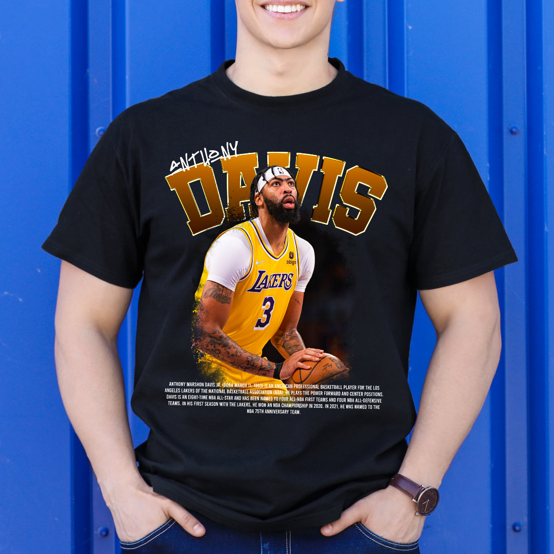 Anthony Davis NBA T-Shirt Sport Athlete Family Tee