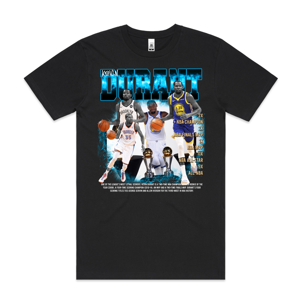 Kevin Durant V3 NBA T-Shirt Sport Athlete Family Tee