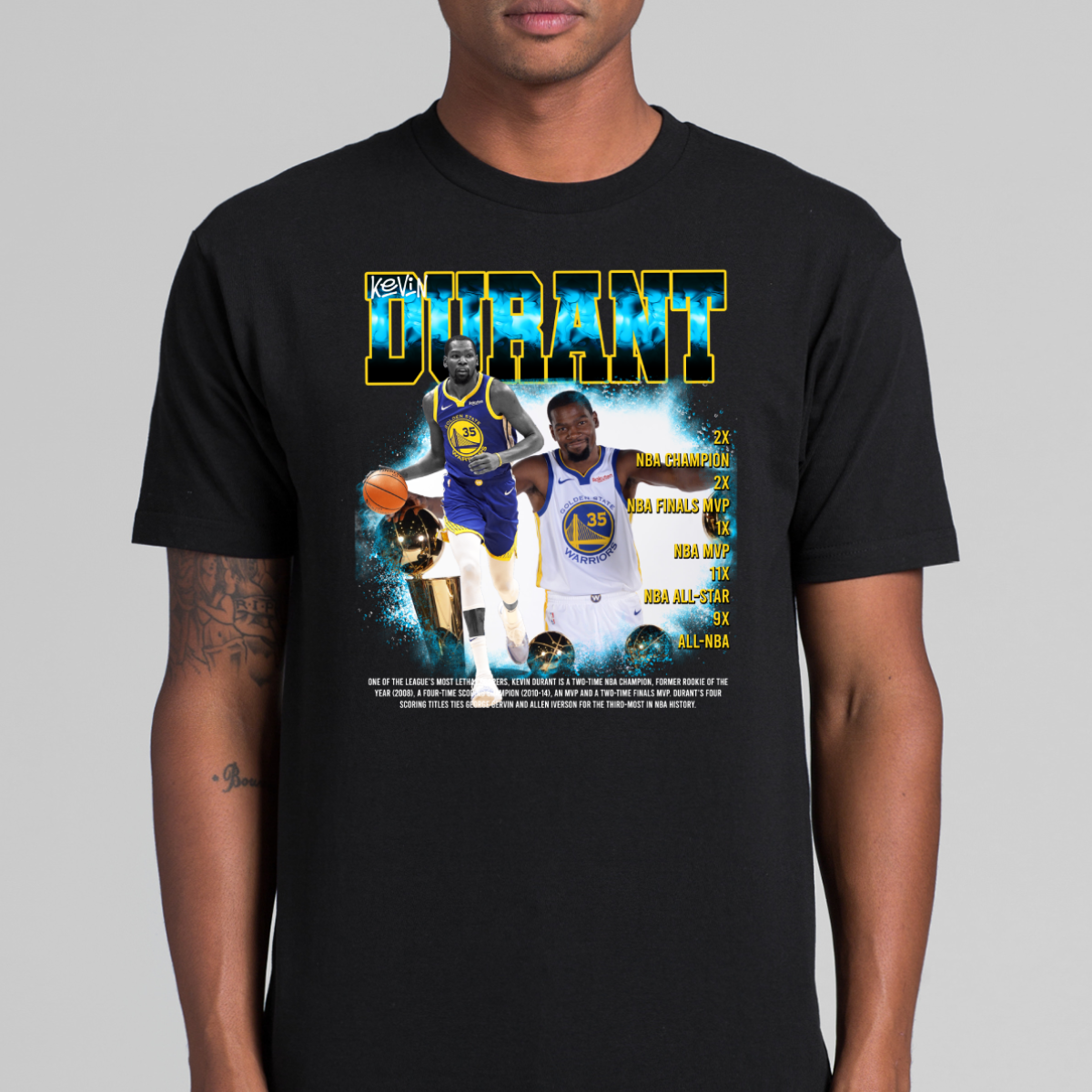 Kevin Durant V4 NBA T-Shirt Sport Athlete Family Tee